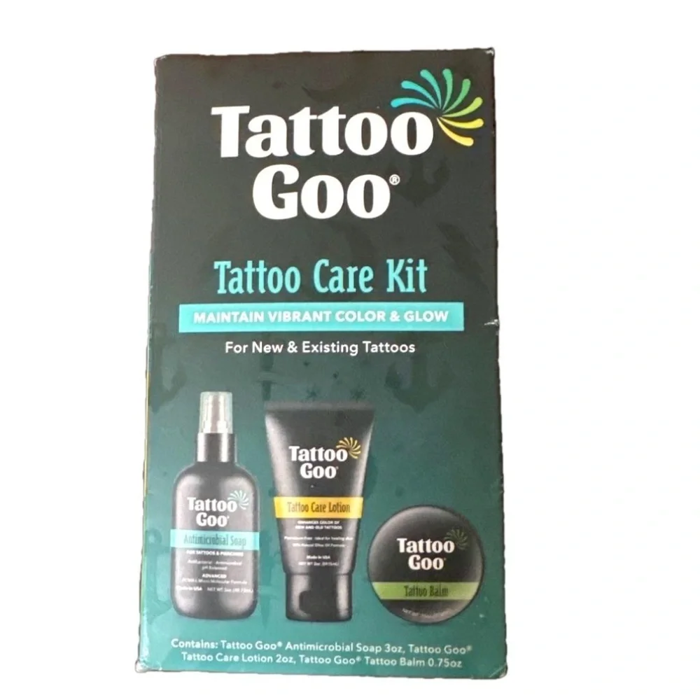 New Sealed Tattoo Goo. Tattoo Care Kit. Maintain Vibrant Color & Glow. NEW - Picture 1 of 7